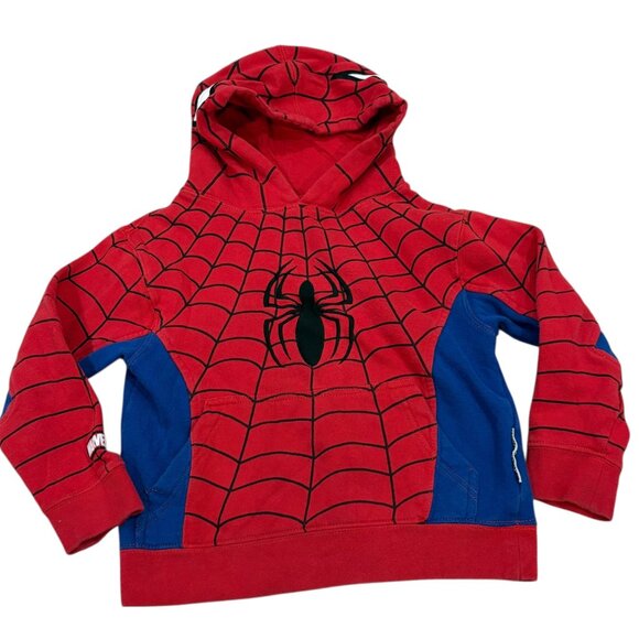 Marvel Kids Universal Studios Spider-Man Hoodie XXS Red & Blue - Picture 1 of 5